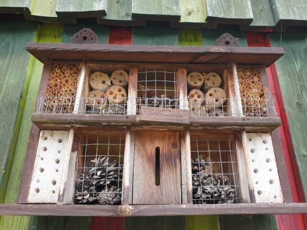 Insektenhotel in der Kita Ellhornstraße
