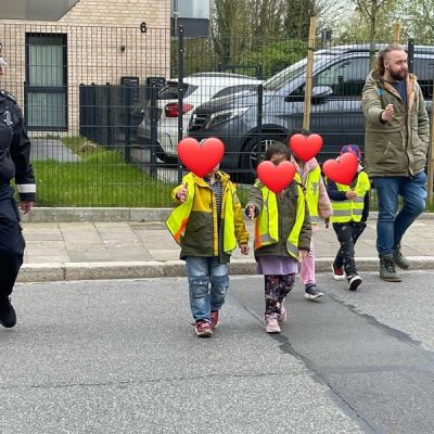 "Verkehrserziehung in der Kita Ellhornstraße"