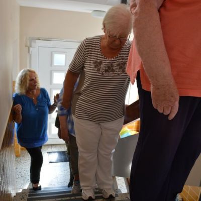 "Treppentraining hält fit!"
