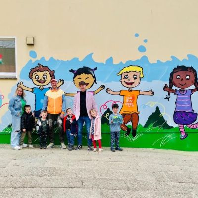 "Graffiti-Workshop in der Kita Wichernhaus"