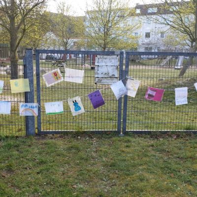 "Liebe Kinder der Kitas Ellhornstraße und Wichernhaus,"