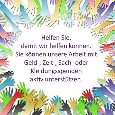 "Sehr geehrte Spenderinnen, sehr geehrter Spender,"