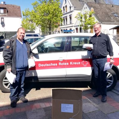 "DRK liefert 5.000 Schutzmasken"