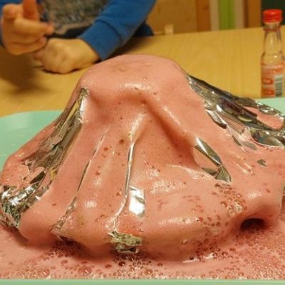 "Vulkanausbruch in der Kita Ellhornstraße"