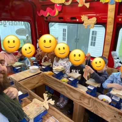 "Basti-Bus in der Kita Ellhornstraße"
