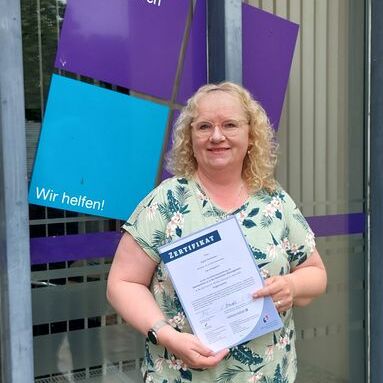 "Ingrid Dammeyer absolviert Ausbildung zur Seminarleiterin erfolgreich"