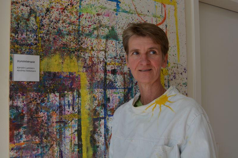Kerstin Lammert, Kunsttherapeutin in der ARCHE Klinik seit 20 Jahren