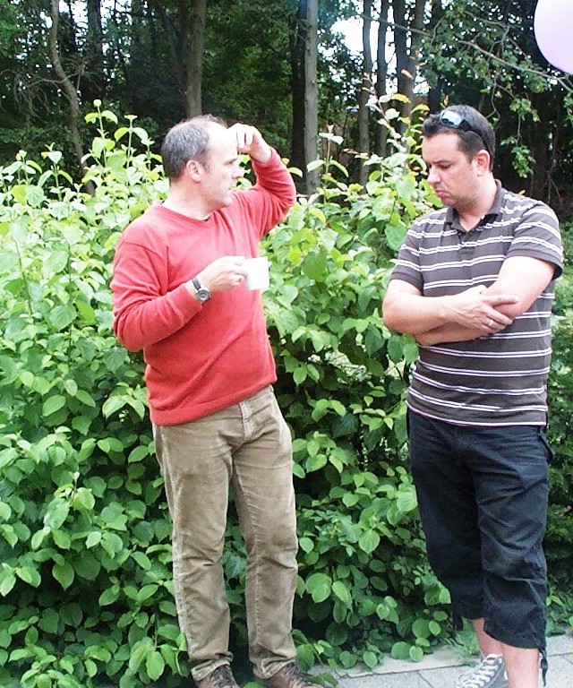 Michael Tietje und Oliver Lottke (Leitung Gisbu)
