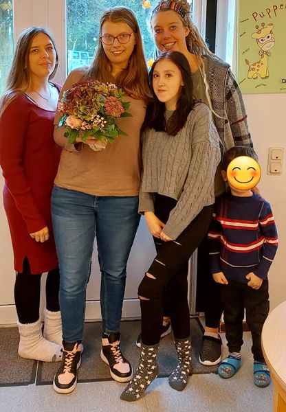 (Bild v. l.: Jenni, Shirley, Leony und Mareike)