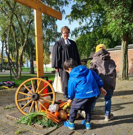Andacht zum Erntedankfest mit Pastorin Ihlenfeldt