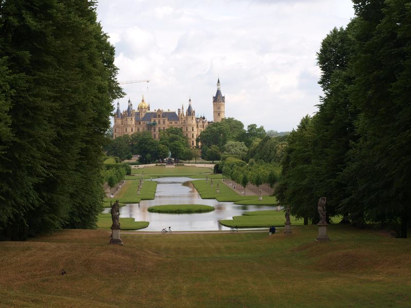 Blick auf das Schweriner Schloss 